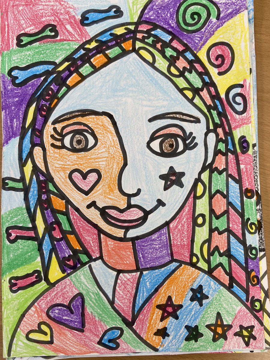 jacksorbet's tweet image. Romero Britto inspiring my Y6’s this afternoon. We lovely learning about his life and approaches to creativity. @brittopopart