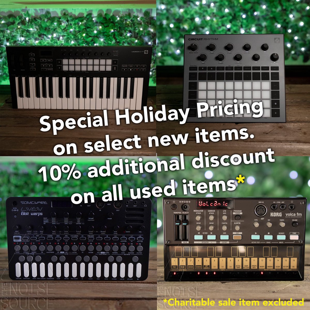 Holiday specials are up and running.
Check ‘em out on our website and/or reverb shop thenoisesource.com #bfcm #SmallBusiness #shopsmallbusiness #synthesizer #synth