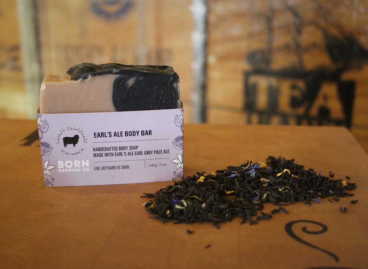 Look what <a href="/BornBrewingCo/">Born Brewing Co.</a> has! Their Earl's Ale, made with our Eight Bells, has been transformed into an amazing soap by <a href="/lambsoapworks/">Lara Lamb</a> #ShopLocalYYC #Tea #Beer #Soap
bornbrewing.co lambsoapworks.com