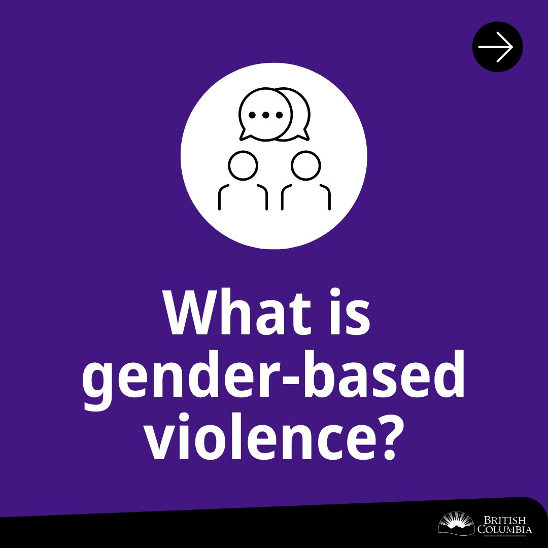BCGovNews's tweet photo. #16DaysofActivism Against Gender-Based Violence begins today. Women, girls, Two Spirit, trans and non-binary people are at the highest risk of gender-based violence. Speak to your loved ones and learn how to spot the signs. Find help and info here: https://t.co/fu53jfQa5Z (1/7) https://t.co/8M3vntH9MD