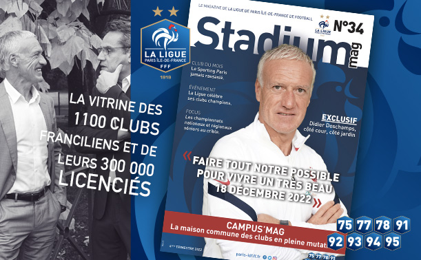 📰 [STADIUM MAG] Découvrez le STADIUM MAG N°34 avec une interview exclusive de notre "DD" national, CAMPUS de A à Z... et même plus et un focus sur <a href="/ParisSporting/">Sporting Club de Paris</a> ➡️ cutt.ly/O1pMq6q