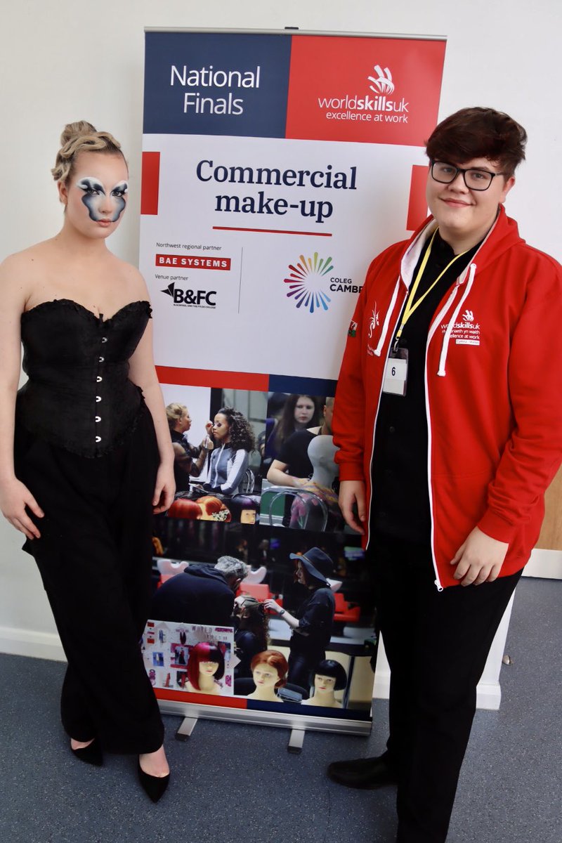 MediaMakeupPage's tweet photo. Good luck to my fantastic @coleggwent learners in today’s @worldskillsuk Medal Ceremony 🤞🏼💄 #WSUKFinals2022 https://t.co/pbXXFH3QZJ