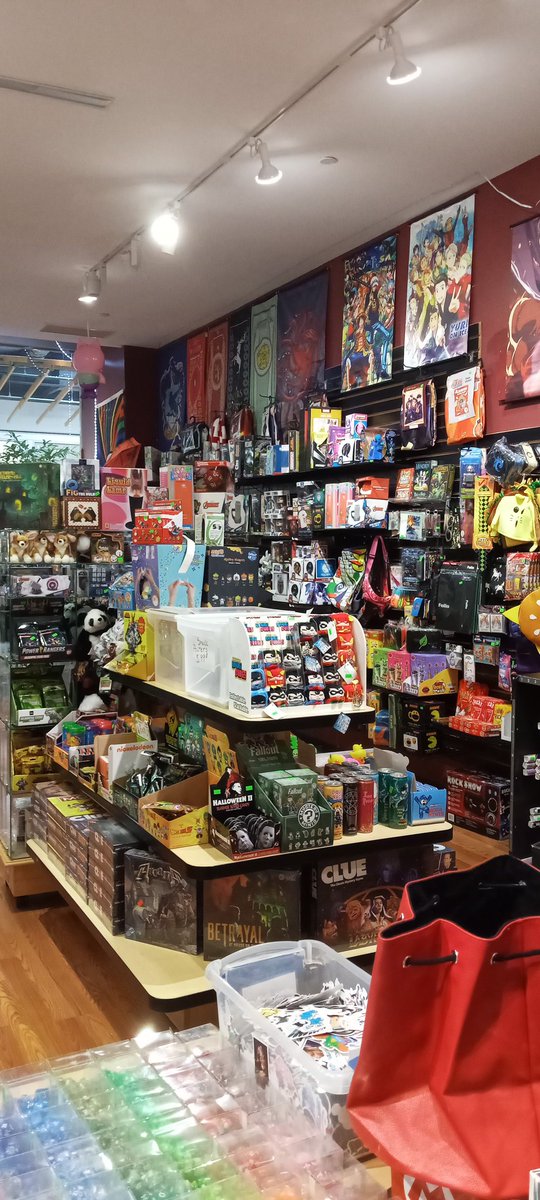 GeekOnNWA's tweet photo. Today in store only! Buy one get one half off, mix and match (equal or lesser value) on #DECALS, MINI POSTERS, and 6-8$ #jewelry!!! #BlackFridayDeals #sales #DnD #anime #MTG #games #boardgames #EnamelPins #PokemonViolet #pride #SmallBusiness #shoplocal #localbusiness #deal https://t.co/rT5gvCqlXg