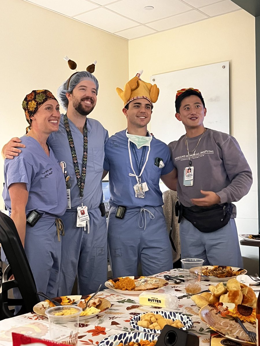 Linda Dultz (@lindadultz) on Twitter photo Thankful for my <a href="/ParklandTrauma/">Parkland Trauma</a> family this thanksgiving! thank u to <a href="/CarolHirschkorn/">CarolHirschkorn</a> for taking care of our SICU residents/fellows in The 5th annual Friendsgiving. Thanks to <a href="/CPark_MD/">Caroline Park MD, MPH</a> for hosting our fellows and residents who are away from family this holiday season. Thankful for my <a href="/ParklandTrauma/">Parkland Trauma</a> family this thanksgiving! thank u to <a href="/CarolHirschkorn/">CarolHirschkorn</a> for taking care of our SICU residents/fellows in The 5th annual Friendsgiving. Thanks to <a href="/CPark_MD/">Caroline Park MD, MPH</a> for hosting our fellows and residents who are away from family this holiday season.
