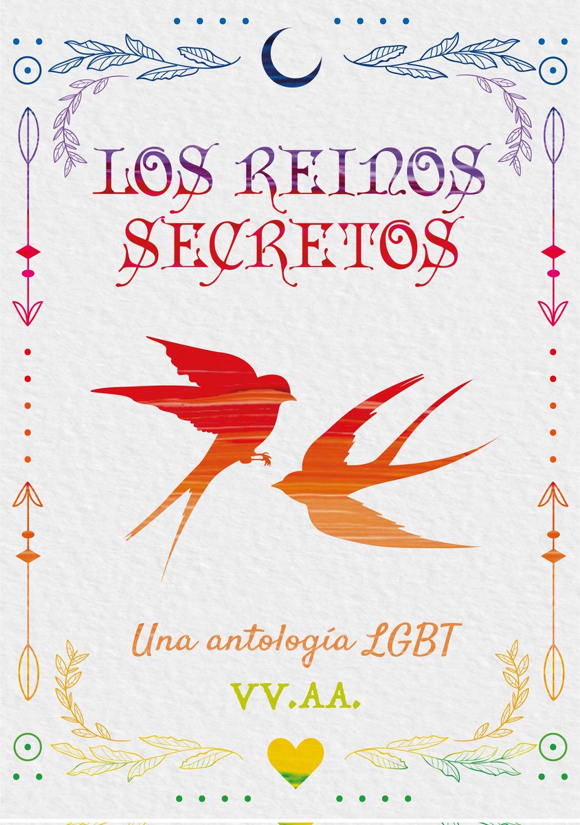 Si Amazon no decide hacer de las suyas, mañana llegará para todes vosotres la antología benéfica en favor de <a href="/FELGTBI/">Federación Estatal LGTBI+</a>. Os dejo por aquí la preciosa cubierta hecha por <a href="/airinflowers/">Airin 🏳️‍🌈</a> para ir abriendo bocas👇🏻👇🏻