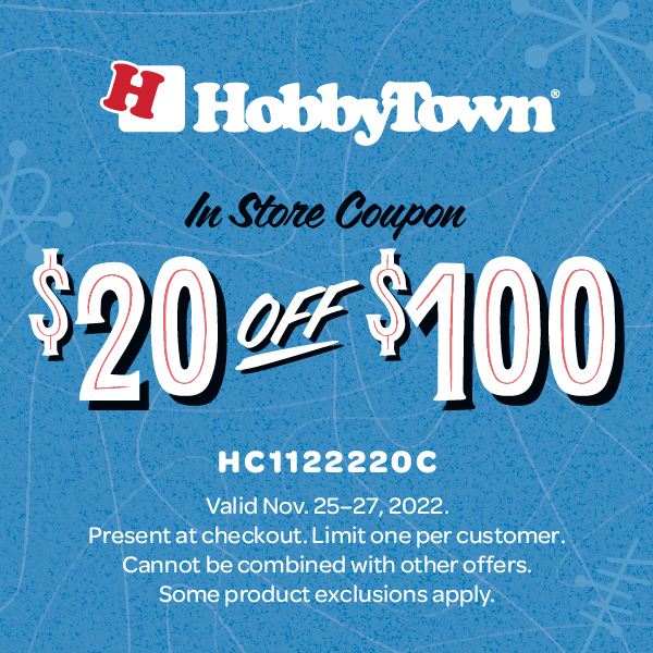 HobbyTown on Twitter LOCAL and SAVE this weekend! Present this