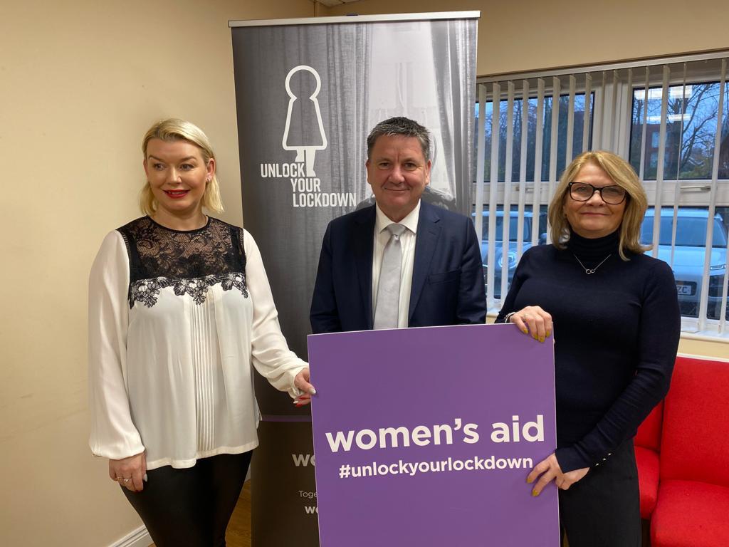 ICOnews's tweet photo. @UN_Women As part of our meeting with Sarah Mason (@WomensAidNI) & Kelly Andrews (@WomensaidBelLis) we learnt about #UnlockYourLockdown, which reminds us that many women remain in lockdown living in a cycle of violence and abuse.
Learn more about their work ๐ https://t.co/mI31HQmEXE https://t.co/WFxKzQkBYT