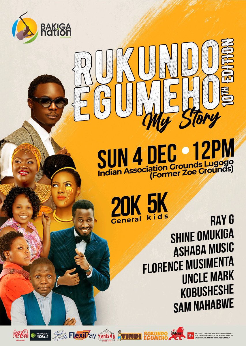 BakigaNation's tweet photo. Ayaaa Basi • #RukundoEgumehoAt10
@Ray_G_official @ShineOmukiga @AshabaMusic @UncleMarkUganda #Kobusheshe #FlorenceMusimenta #SamNahabwe
#MyStory • #OmuganeGwangye
#Sun4thDec #BakigaNation
#CelebrationOfOurCulture https://t.co/CSL77bDgRa
