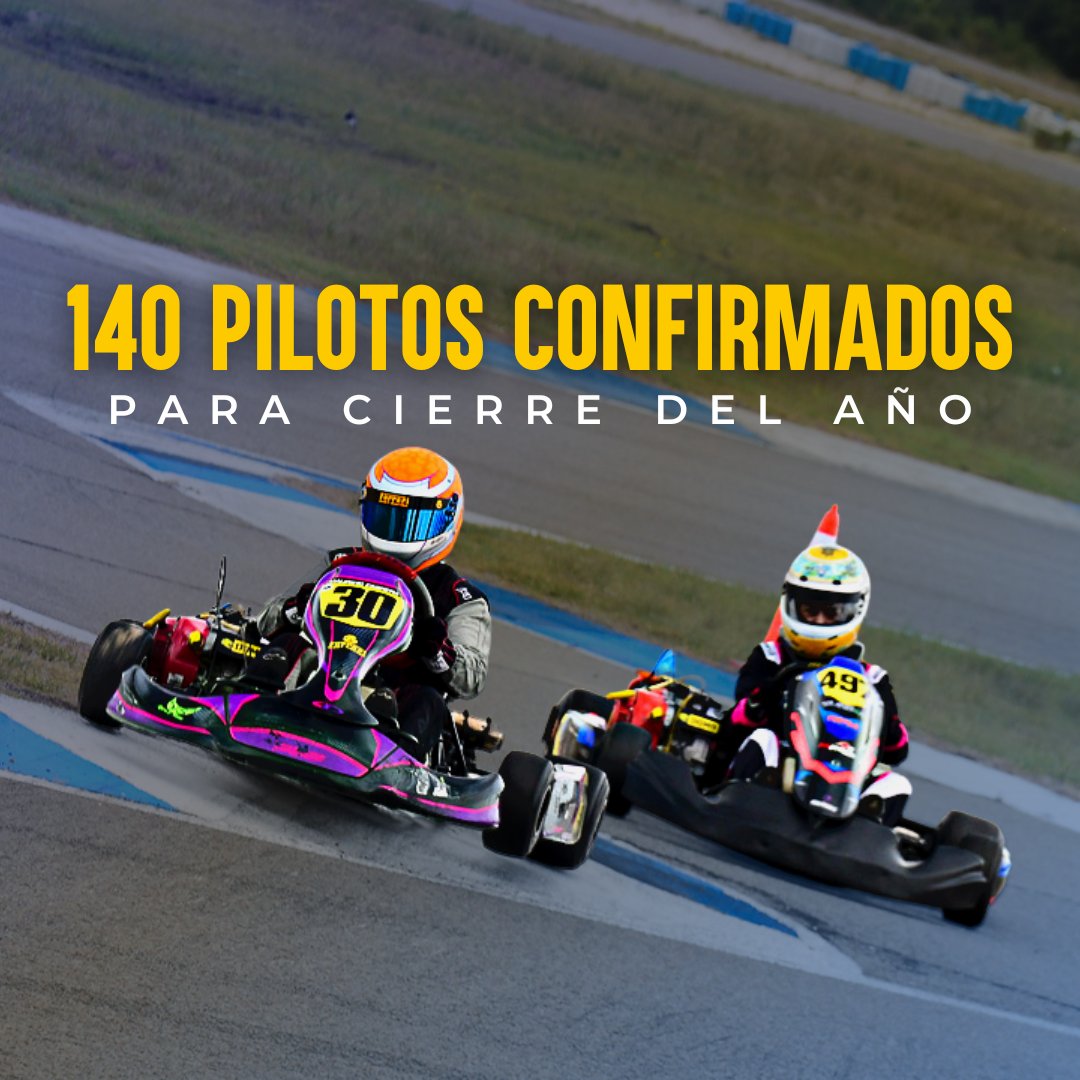FU_Karting's tweet photo. 🔥 Cerrado el plazo de inscripciones para la Sexta y a la vez, última Fecha del Campeonato Nacional con sede en San José el 26 y 27 de noviembre, un total de 140 pilotos confirmaron su presencia. https://t.co/L4fLaq94AD