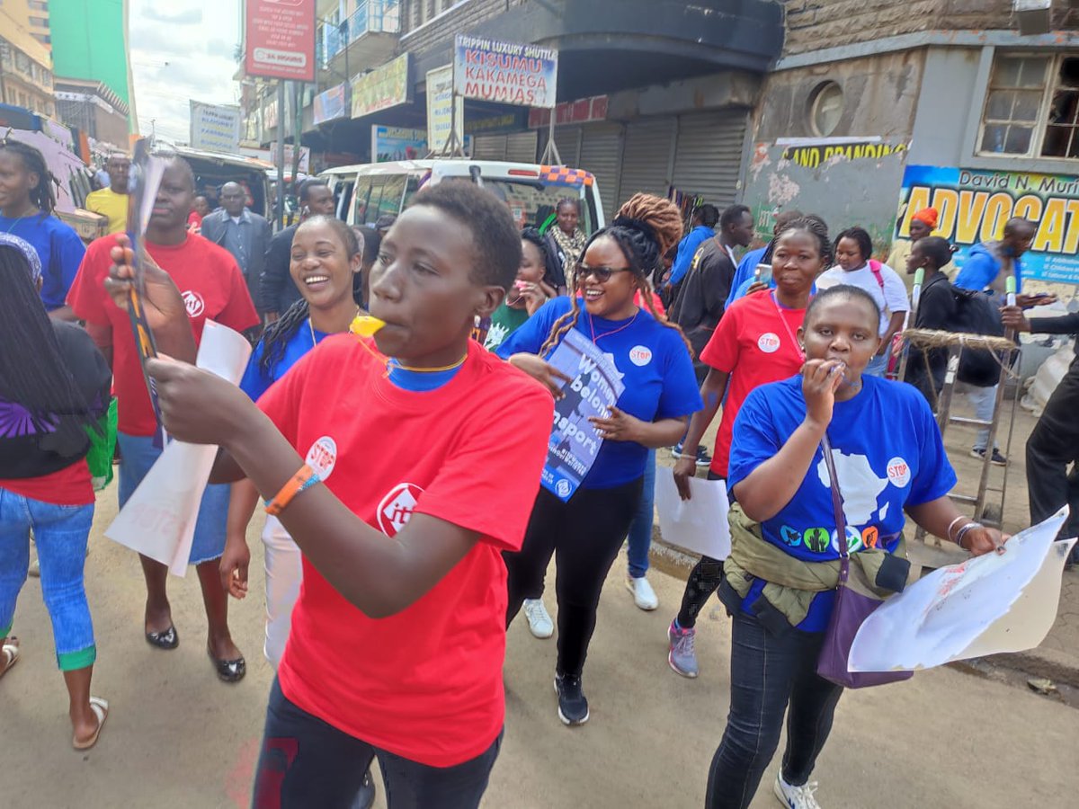 NccwomenKe's tweet photo. NCC-Women KE member unions march in Nairobi CBD today to mark the International Day for the Elimination of Violence against Women *THREAD* https://t.co/vWhUkFs43T