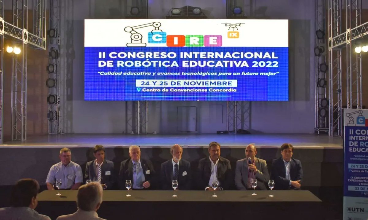 SceuUtn's tweet photo. 🔹Inició la primera jornada del II Congreso Internacional de Robótica Educativa, un evento organizado por la regional Concordia, en conjunto con la SCEU rectorado.

📚 El evento se realizó en el Centro de Convenciones de Concordia. https://t.co/28nPkQ17zt