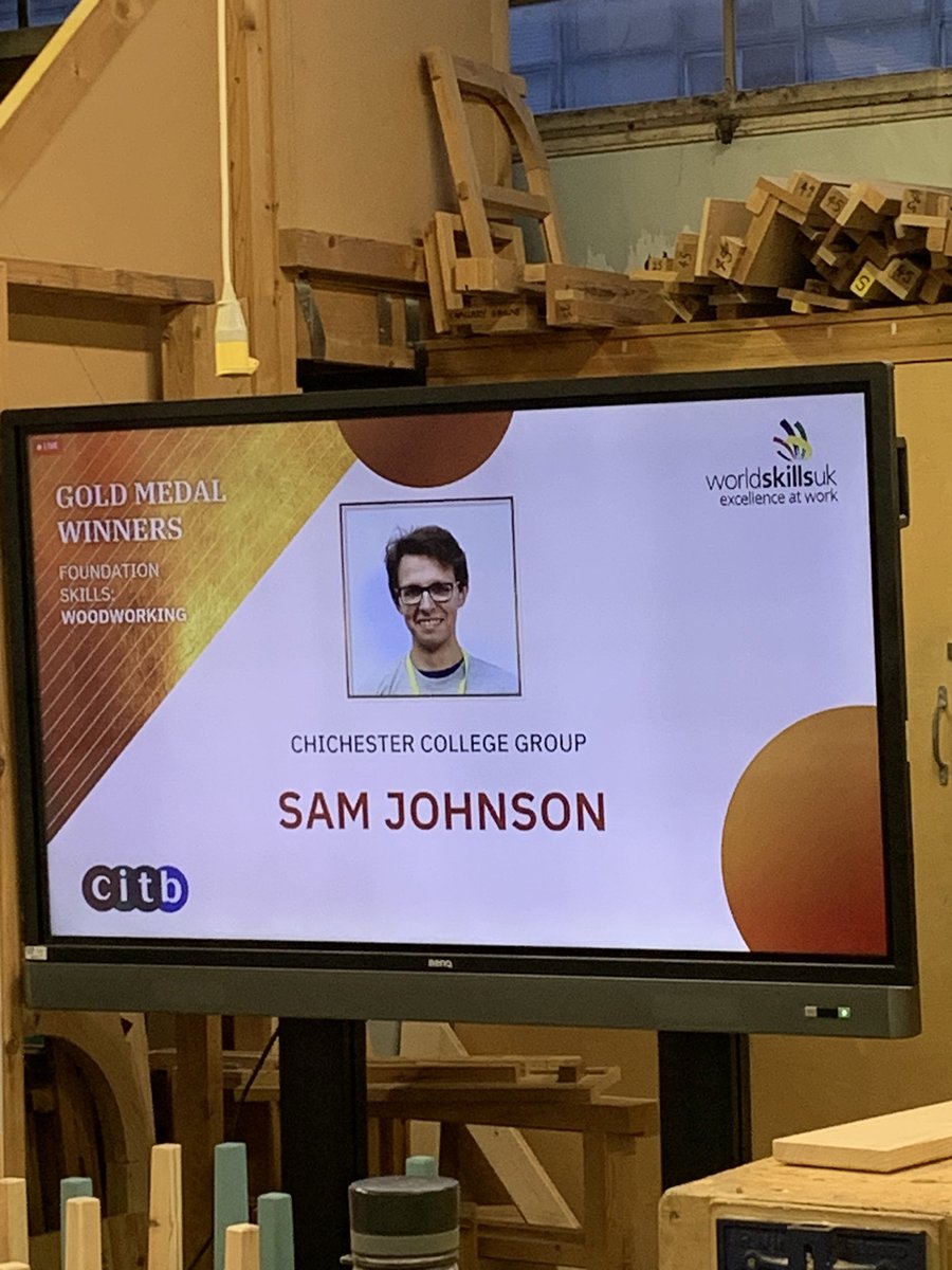 Congratulations to our amazing woodworking students from @CrawleyCollege , Bronze winner, Dantina Gillett, Silver winner, Ollie Sayers and Gold winner Sam Johnson!!! Amazing achievement- so proud of you all! <a href="/illingwv/">Vicki Illingworth</a> <a href="/ChallisManning/">Sally Challis-Manning</a> <a href="/BarryHutton11/">Barry Hutton</a> <a href="/LisaEvans8164/">Lisa Evans 💙</a>