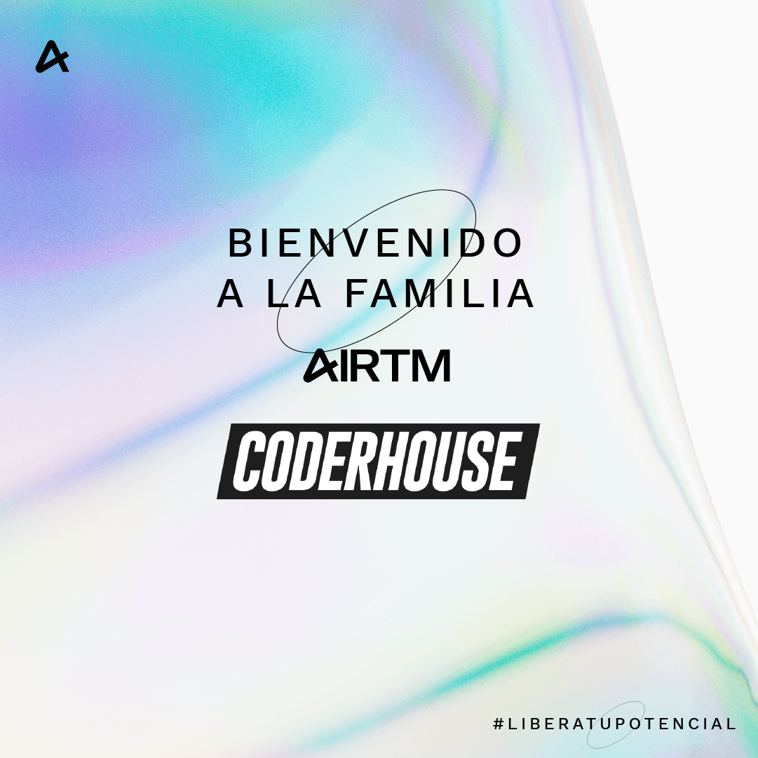 airtminc's tweet image. 𝗔𝗶𝗿𝘁𝗺 y @Coderhouse se unen para capacitar al 𝗲𝗺𝗽𝗿𝗲𝗻𝗱𝗲𝗱𝗼𝗿 𝗱𝗶𝗴𝗶𝘁𝗮𝗹 𝗹𝗮𝘁𝗶𝗻𝗼𝗮𝗺𝗲𝗿𝗶𝗰𝗮𝗻𝗼.
Aprovecha el Coder Black y recibe 𝟭𝟬% 𝗢𝗙𝗙 adicional sobre CoderBeca en todos los cursos y carreras. 👩💻👨🏫👨💻
#CoderHouse #AirtmLiberaTuPotencial