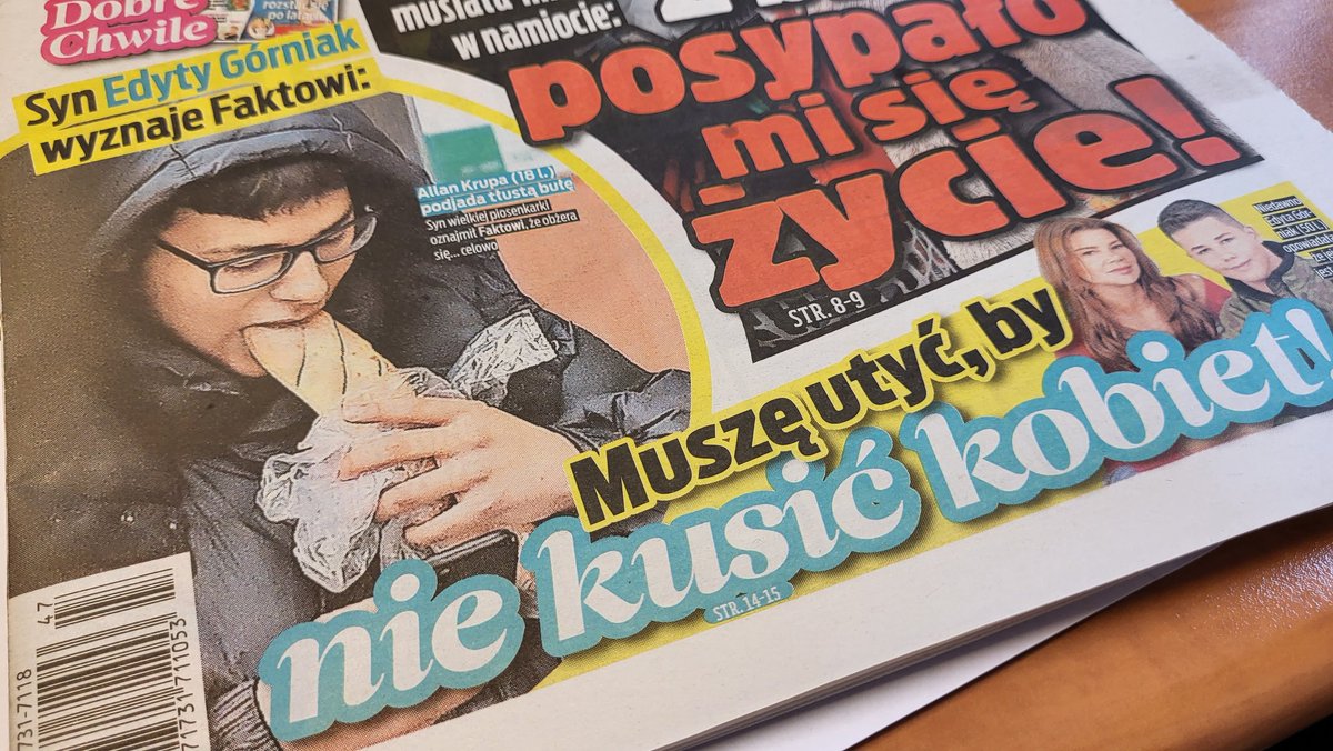 obywatel_mowi's tweet photo. Już wiem po co mi ten brzuch :) Czasami przegląd prasy potrafi mocno zaskoczyć :)
#humor #weekend #piątek #tatatrener #prasa https://t.co/5OfwnQAzZv