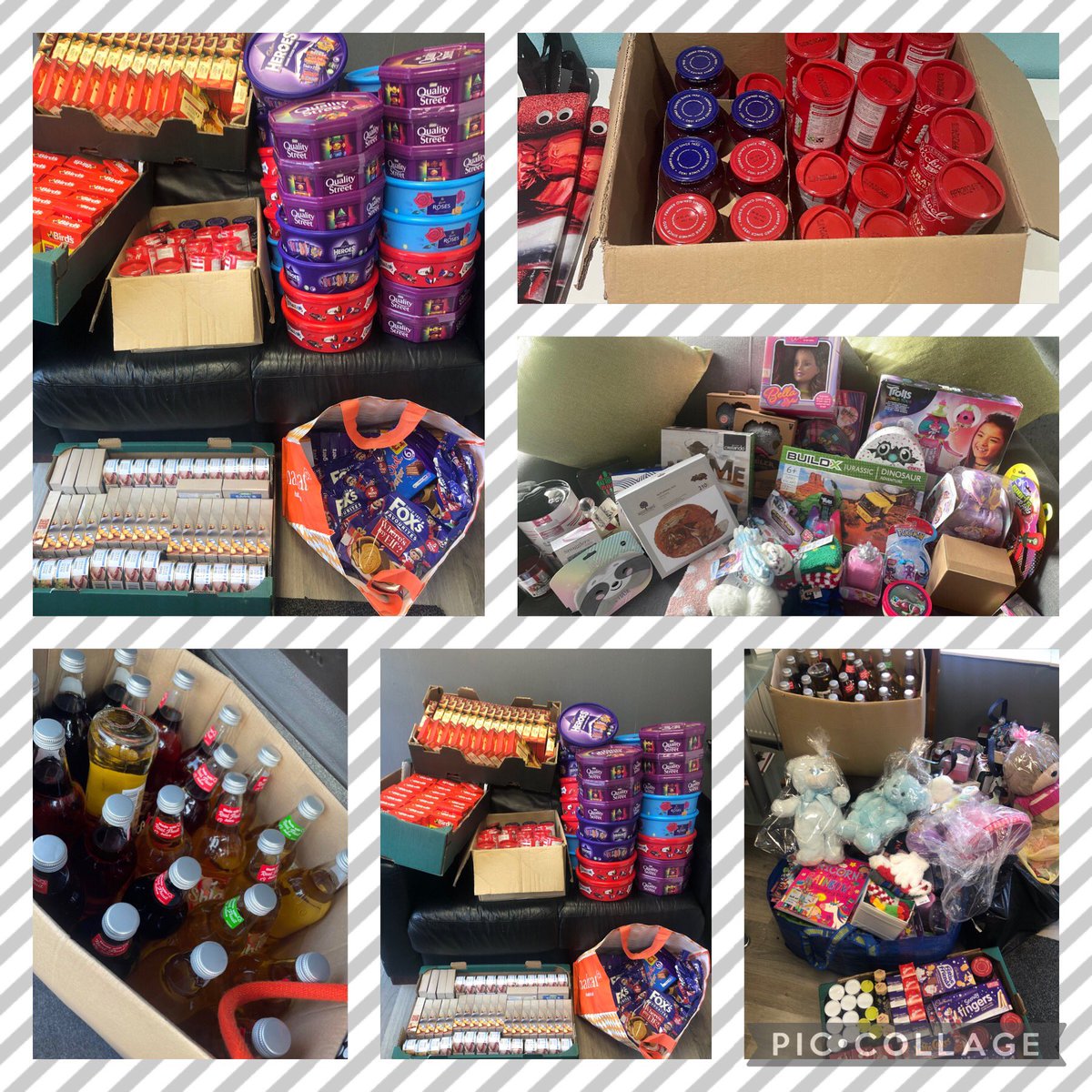 TeamHAVEN4's tweet photo. A huge thank you to Laura Somerville for dropping off this amazing donation from all her friends and family for our Christmas hamper appeal.

Thanks to Ann Rainey, Laura, Ellen, Isa, Jackie, Emma and Paul.

Thank you all for your fabulous support and generosity.

Much Love 💙 https://t.co/8GADkPgHIZ