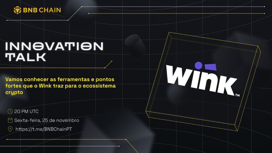 rachelsgarcia's tweet photo. É hoje! Junte-se a nós no #InnovationTalk de BNB Chain em Português. Falaremos sobre tecnologia Blockchain aplicada aos pagamentos massivos. E como facilitar a adoção dessa tecnologia. 
🗓️25 NOV 2022
⏰ 17hs BRT 
📍https://t.co/LCxGjO1dQs
@0xWink @BNBCHAIN @Robertowallau https://t.co/j877klyRzW