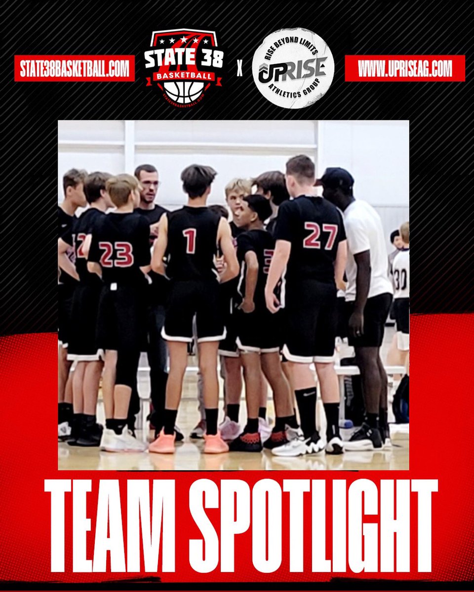 Uprise_Hoops's tweet photo. 🚨 @state38bball Team Spotlight‼️
Boys - 8th Grade Black
Great winter season season so far led by Veteran Coach Noel Cardinelli. Have been a competitive, together group that continues to improve!
#State38 #TeamSpotlight #Together #DrivenByPurpose #CommittedToExcellence https://t.co/0dfYGPZ7Du