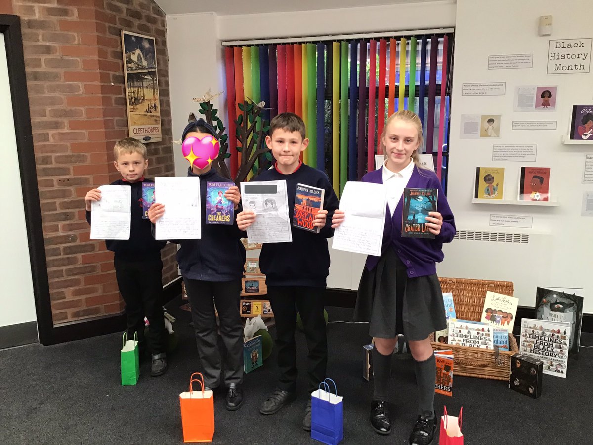 Here are our very deserving competition winners of the short story competition! These 4 children impressed Miss Stewart so much that we needed 4 prizes instead of 1 👏🏻 Very talented writers 🌟 #wbjsreading #wbjsenglish <a href="/HLTvirtualclass/">@HLTvirtualclassroom</a> <a href="/WBJYear4/">WBJYear4</a> <a href="/WBJYear3/">WBJYear3</a> <a href="/WBJYear5/">WBJYear5</a> <a href="/WBJYear6/">WBJYear6</a>