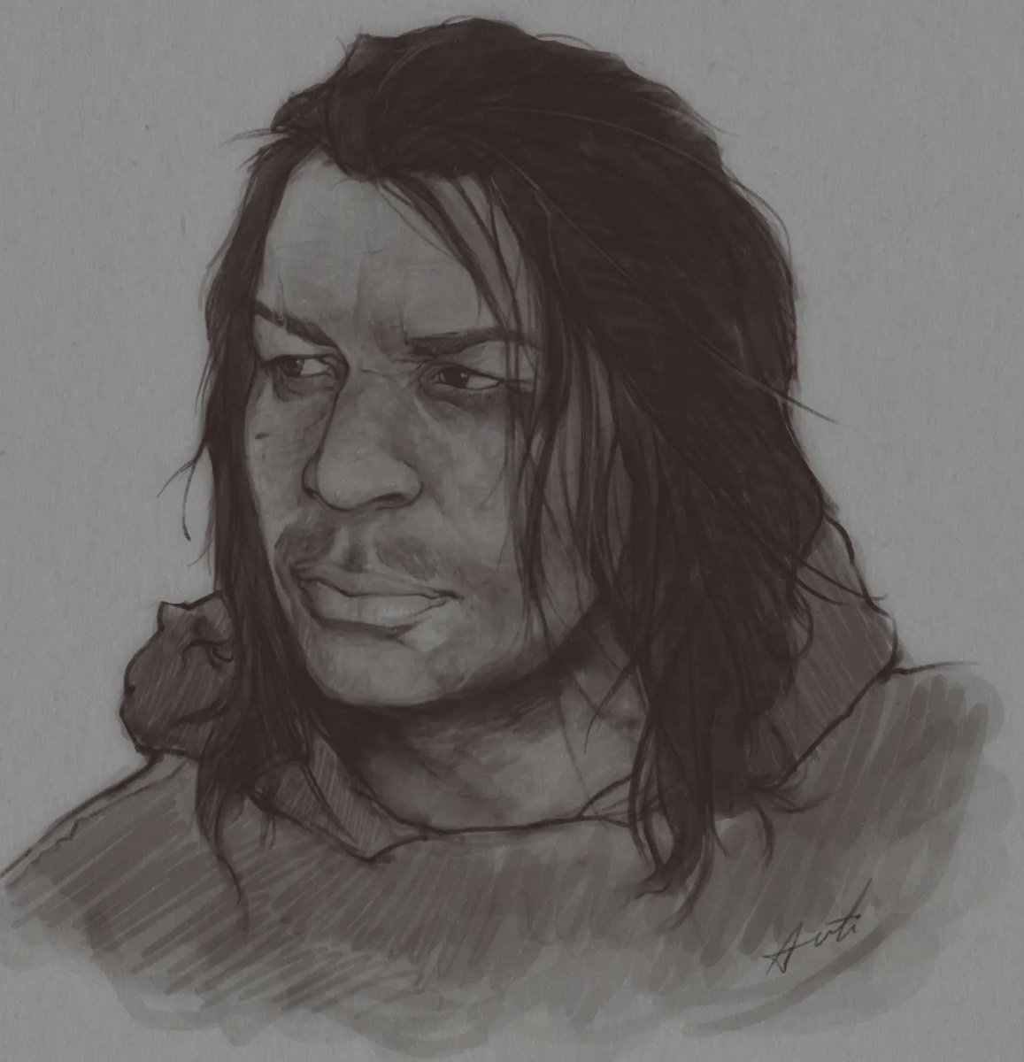 Autiwara's tweet photo. I've been busy- #RDR2 #RDR2fanart #arthurmorgan #JohnMarston #art #sketch https://t.co/MnaxhprqQM