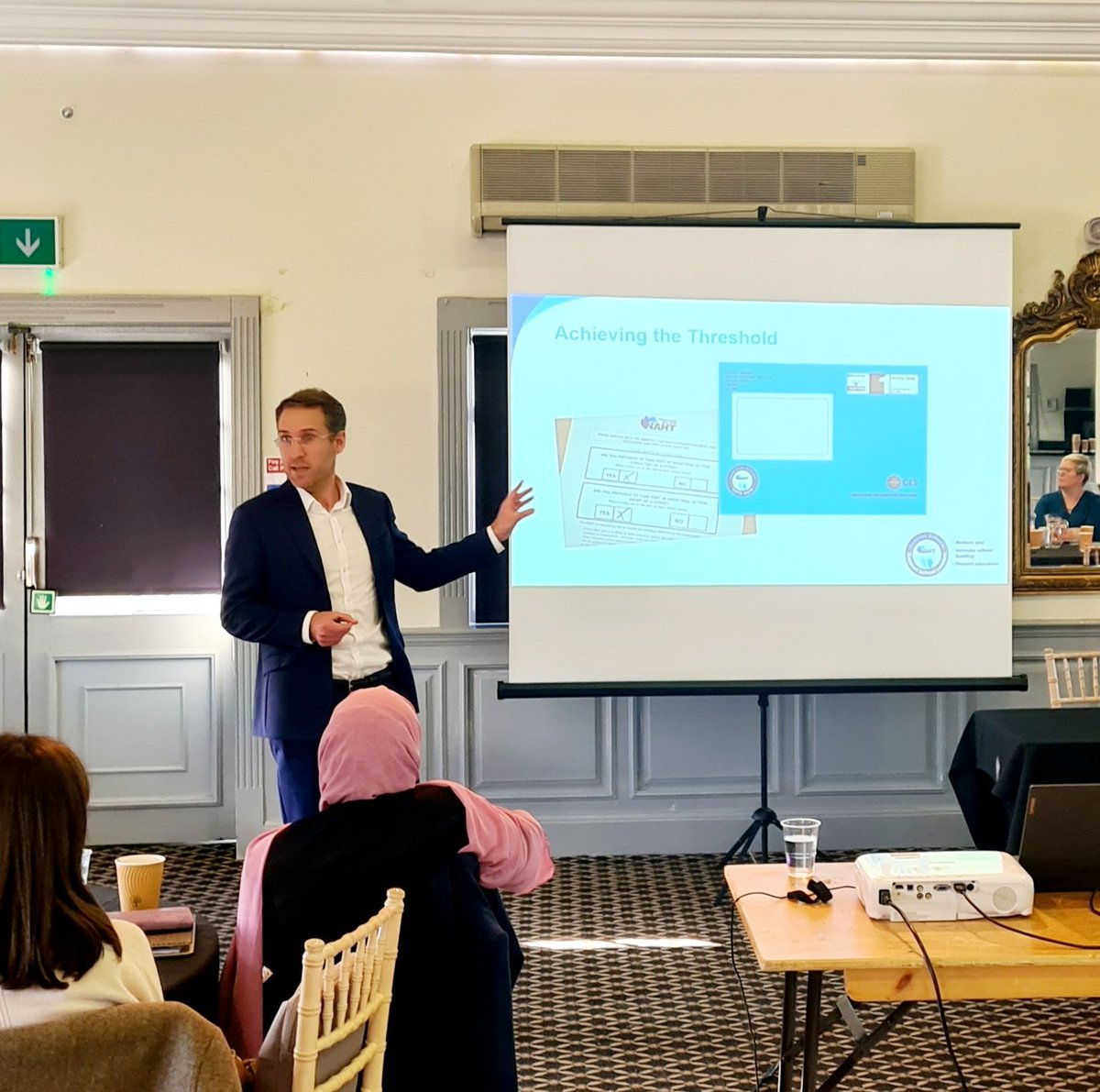 NAHTRedbridge's tweet photo. @NAHTRedbridge were delighted to host @JamesJkbowen from @NAHTnews at Woolston Manor this morning. He spoke to school leaders from the Redbridge Education Partnership about  Industrial Action and the current ballot.
It's #TimeforAction, vote #yesandyes to #RestorePay https://t.co/BRm6I6zJ6B