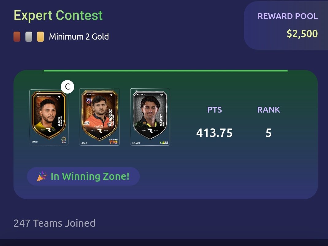 Demonking_2k's tweet photo. @FantasycricPro @rariohq 5th ranking with Farooqi 😂 https://t.co/plRewt39CP