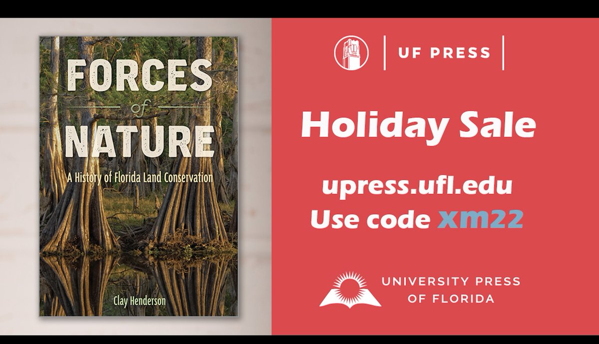 My new book is available at a discount price and $2 shipping in my publisher’s holiday sale! Order at upress.ufl.edu and use code XM22, valid through December 16, 2022.