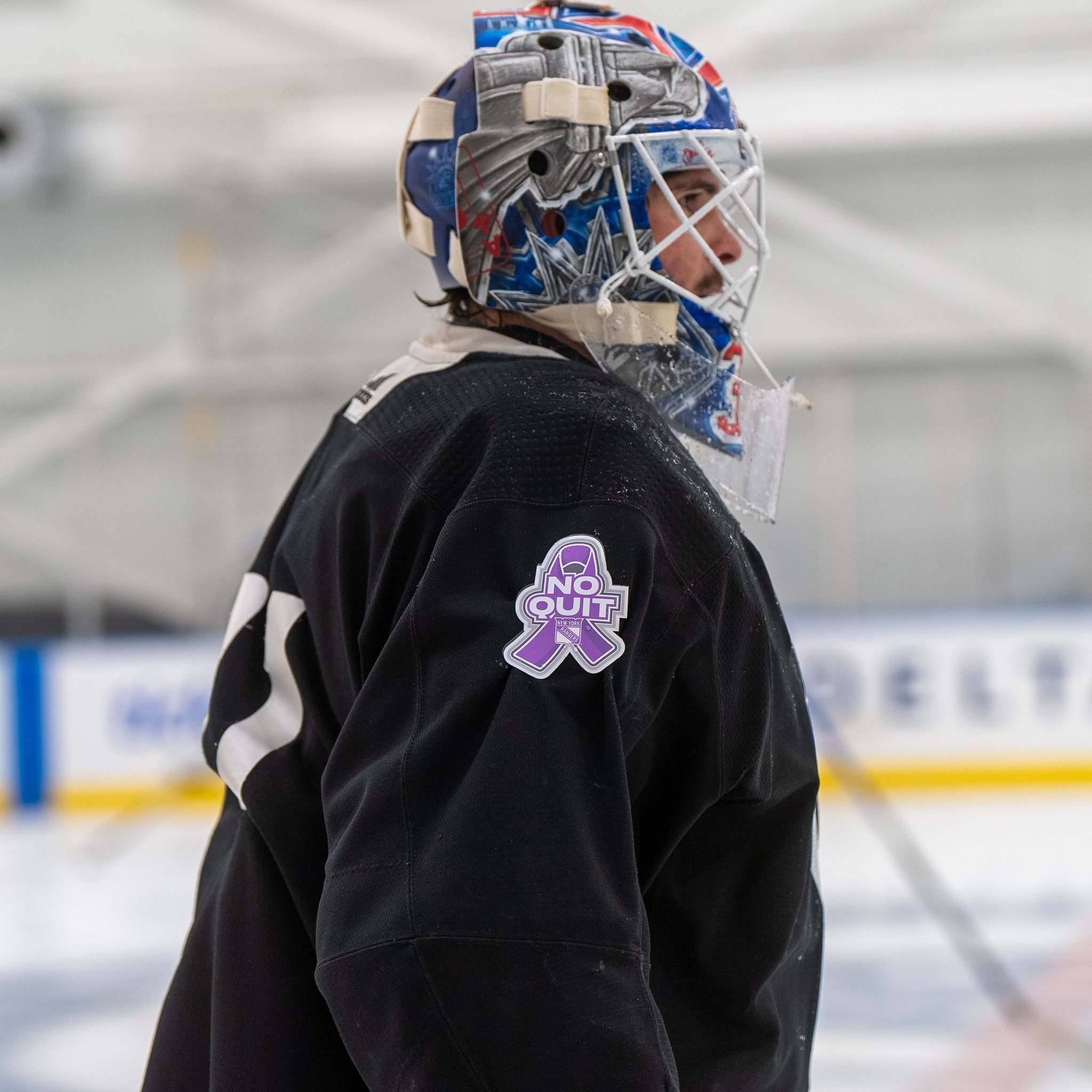 New York Rangers on X: Absolutely no quit in this fight. 💜 #NYR will be  proudly sporting these @NorthwellHealth #HockeyFightsCancer patches on our practice  jerseys through November. Get yours now:    /