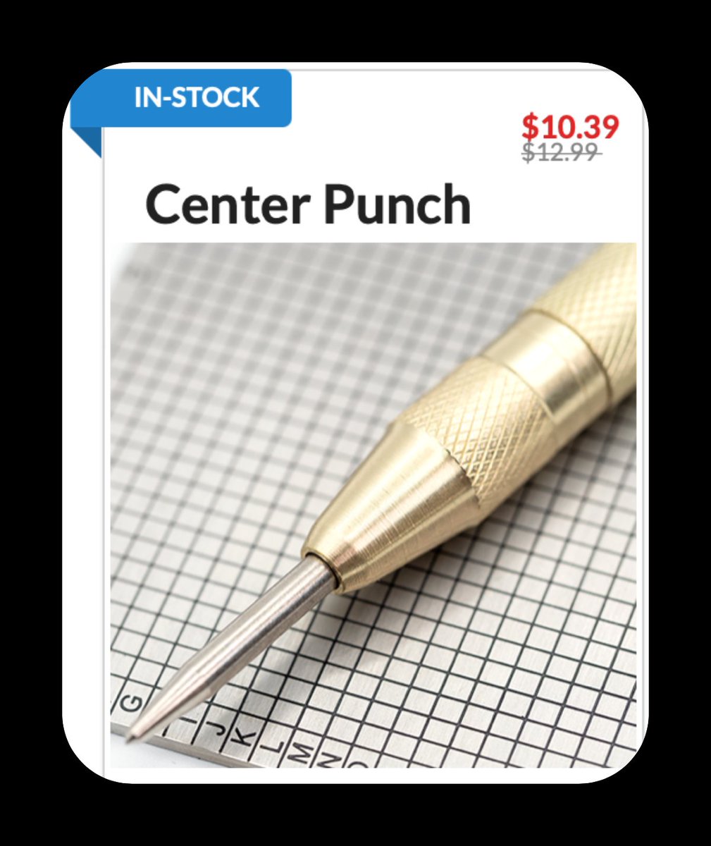 bitcoinbackup's tweet photo. Also grab yourself an automatic Center Punch for marking your new SEEDPLATE: https://t.co/czc8TzDxut https://t.co/Kf8GKsEB3q
