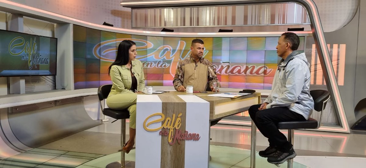 #25NOV || Durante la entrevista en el programa Café en la mañana, transmitido por @vtv, el vicemin. G/D @PalenciaEndes informó sobre los avances de la Gran Misión Cuadrantes de Paz #DialogoDePaz