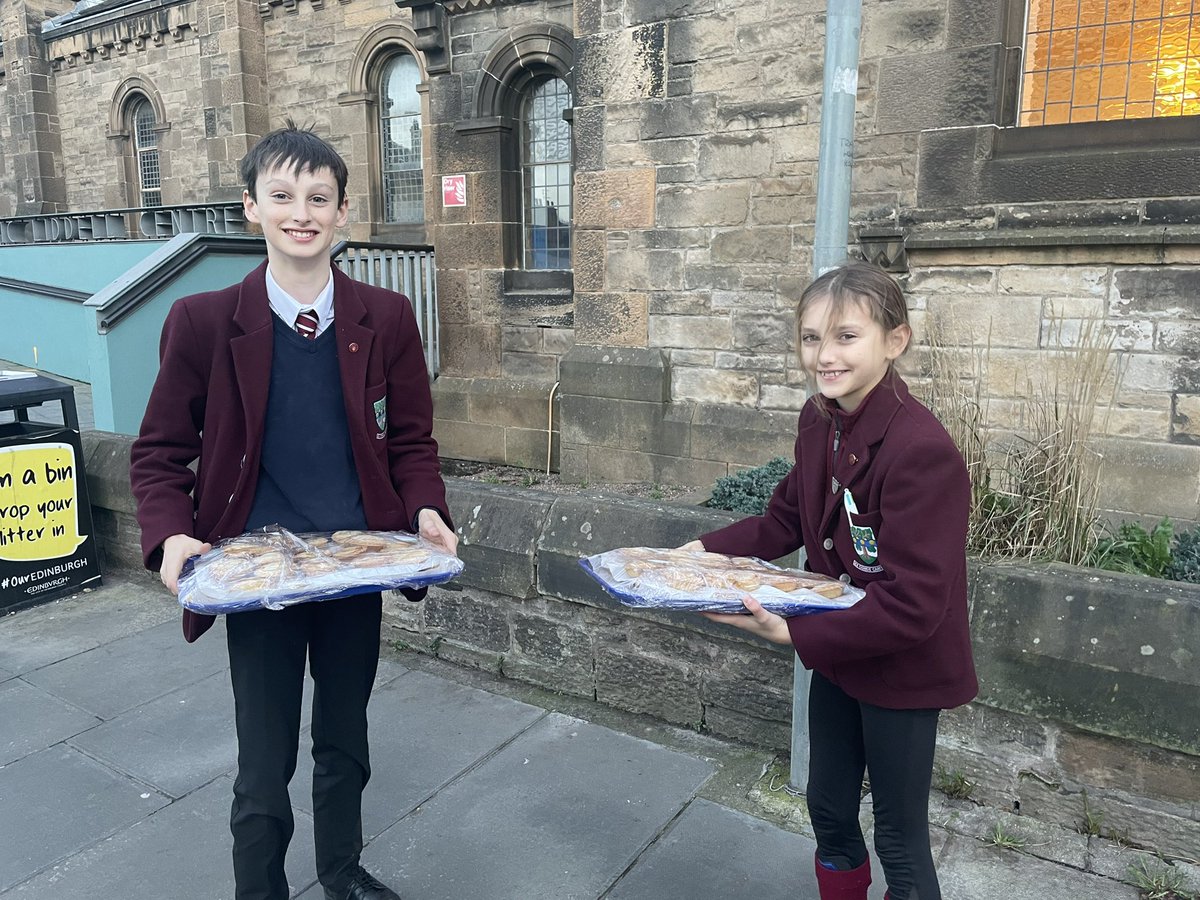 Delicious looking mince pies made by <a href="/InspireCatering/">Inspire Catering</a>’s George and team all safely delivered to @theericliddell ready for the Christmas Fair tomorrow. Loads of fun will be had! 🎄🥧 <a href="/GWC_News/">George Watson's College</a>