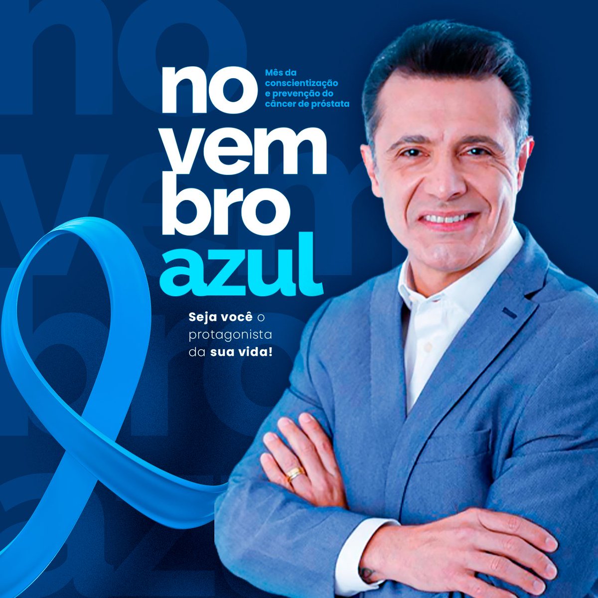 MarceloAguiarOF's tweet photo. O mês está acabando e essa luta pode ser vencida antes mesmo de ser iniciada!

Cuidar da sua saúde é também cuidar da sua família

Fique atento aos sinais do seu corpo e se sentir algum desconforto persistente procure um médico! 

#NovembroAzul #conscientização #Cancerdeprostata https://t.co/5Zt3zEh5d7