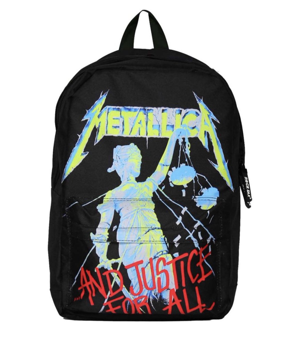 Jaide_Alicia's tweet photo. you guys- BLACKENED FRIDAY GIVEAWAY! teaming up with @loudtrax to giveaway this #AndJusticeForAll backpack. the rules? follow @loudtrax, myself and let us know your favorite @Metallica album. open to US/Canada only, ends 11/27. 💥 https://t.co/uHvga4943g