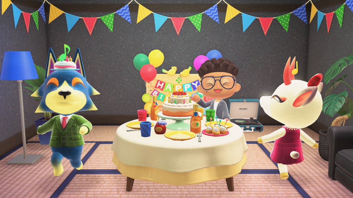 IslaToHo's tweet photo. ¡Feliz cumpleaños Wolfi! #ACNH #AnimalCrossingNewHorizons #animalcrossing #IslaToHo #NintendoSwitch https://t.co/jvOIc2Zioy