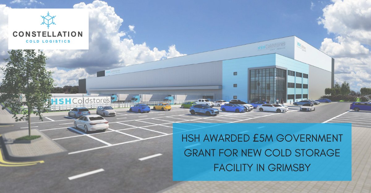 Constellation is pleased to share that @HSHColdstores  has been awarded a £5m government grant as part of the Seafood Infrastructure Fund. 

Read more: bit.ly/3OCrd9Y 

#coldlogistics #infrastructure #europe #sustainableinvestment