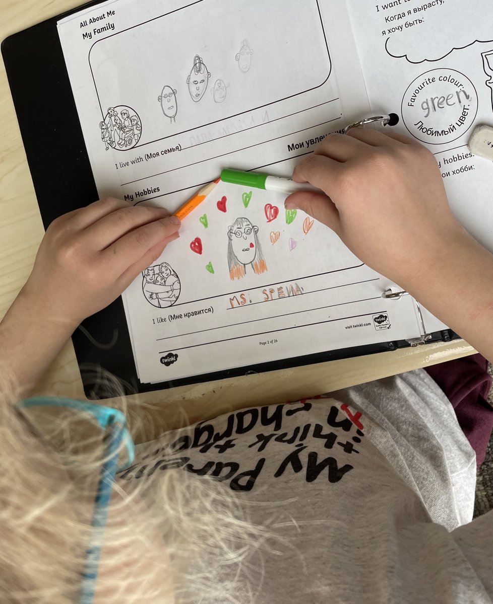 MissSpena's tweet photo. My new friend just arrived last week and (of course) has already stolen my heart๐ค. She even got my hair right!๐ฅน #MLL #multilinguallanguagelearner #ESL #ELL @DdsbEsl https://t.co/HFBRAFmPOt