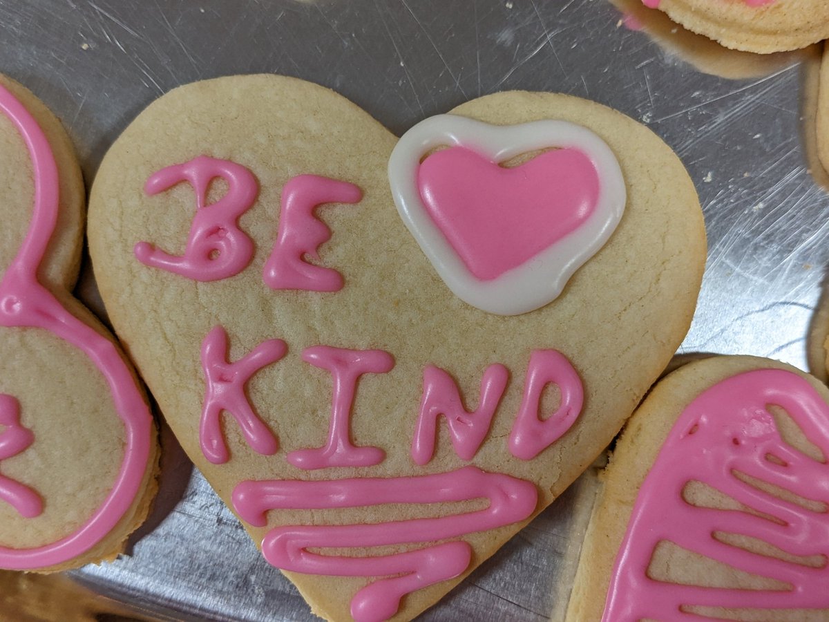 A_Richards77's tweet photo. Kindness is cool! @RCCSafeSchools @sjchsrenfrew #pinkshirtday @RCCDSB https://t.co/2ROAY3iiQR