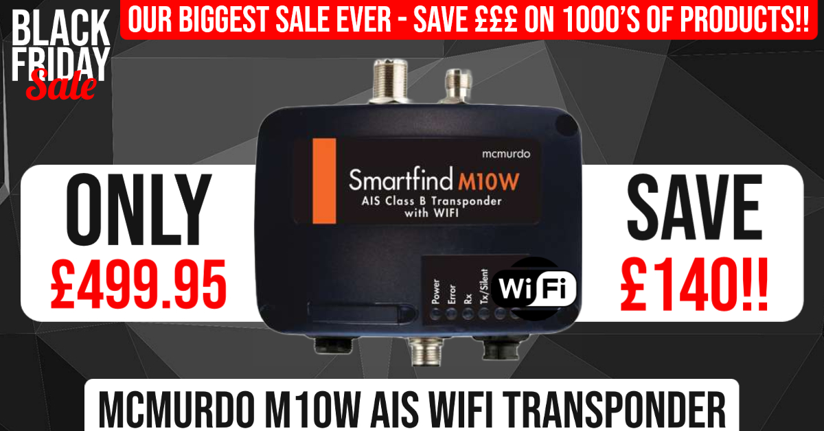 CactusNav's tweet photo. Our Black Friday Sale goes on! Here is one of the best deals we've got lined up for this weekend 😎
https://t.co/lWC7a4UPmt
The McMurdo M10W AIS Transceiver is versatile and well-tested in action  + NOW IT'S ONLY £499.95!
#ais #wifi #black #friday #sale https://t.co/dPmK2KrUz5
