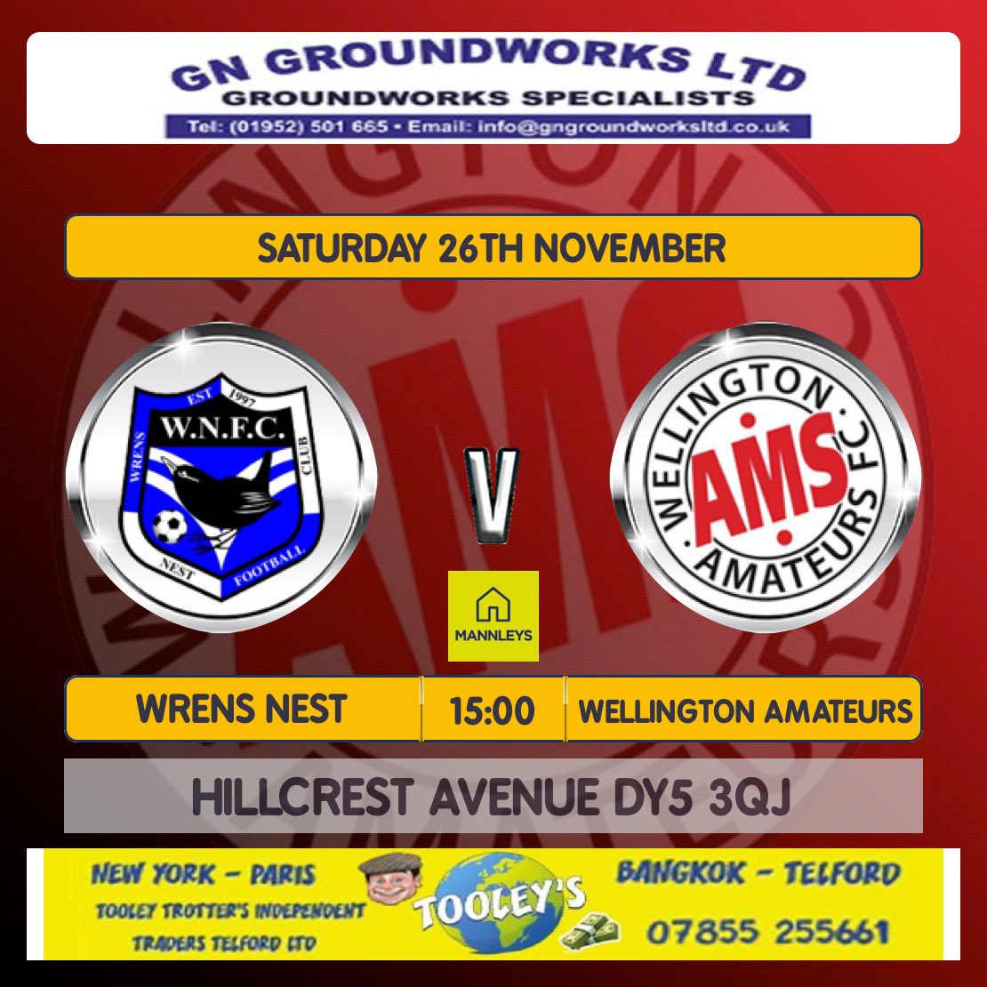 On our travels tomorrow, please note pitch inspection at 930am so we will let everyone know in due course