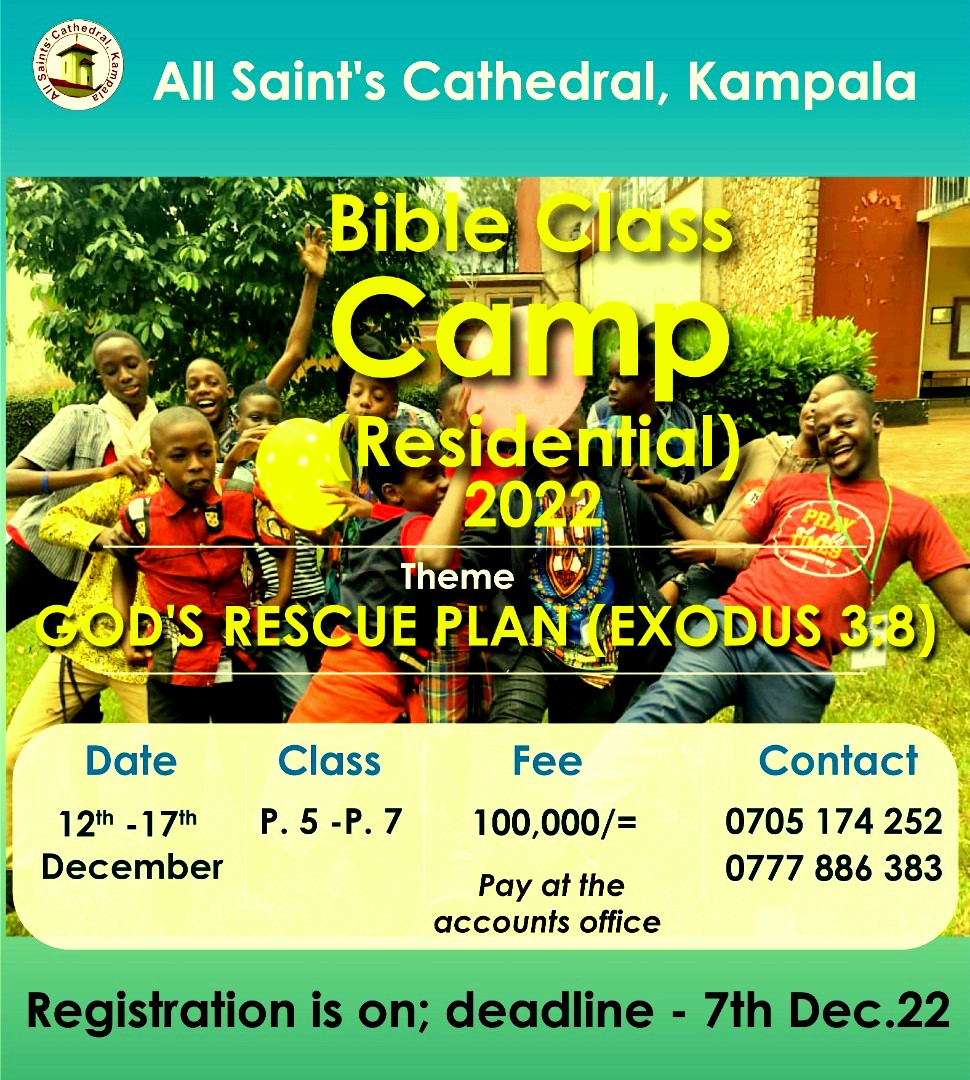allsaintskla's tweet photo. Children's Camp is happening from 12th to 17th December 2022. Register today !!

#ASCKChildrenCamp #Children #ASCKChildrenChurch https://t.co/0vUA2NJtb9