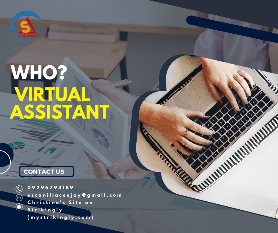 sphereally's tweet photo. ๐ฉโ๐ผA Virtual Assistants, are the people who provide services to a businesses to Develop and Grow.๐ฏ#sphereally #digitalally #continouslearning #continousopportunity #yourdependablebusinessally #businesspartner #leadingexcelent #developyourbusiness #digitallygrowth #takingtosucess https://t.co/2HKRmIl8TE