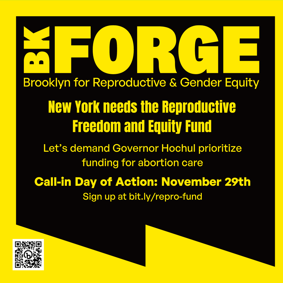 BKForgeAhead's tweet photo. New York needs safe access to abortion care. New York needs the Reproductive Freedom &amp; Equity Fund. Join our day of action on 11/29 to urge @GovKathyHochul to establish sustainable funding for abortion providers &amp; nonprofits to meet patient needs. RSVP at https://t.co/cUmoQNBlTm https://t.co/KydMBEHVvb