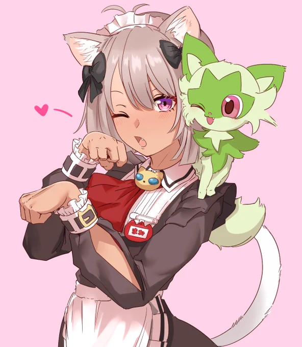 #マオのお絵描き帳配信見ながら描いた 