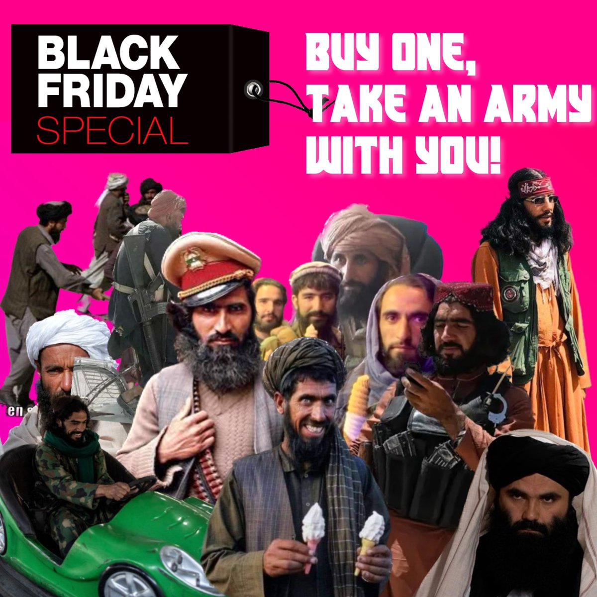 arshiorg's tweet photo. This is Black Friday in Afghanistan!
After twenty years, America gave wild creatures to Afghanistan to rule.
#StopHazaraGenocide
#BlackFriday https://t.co/1byMkTk7bT