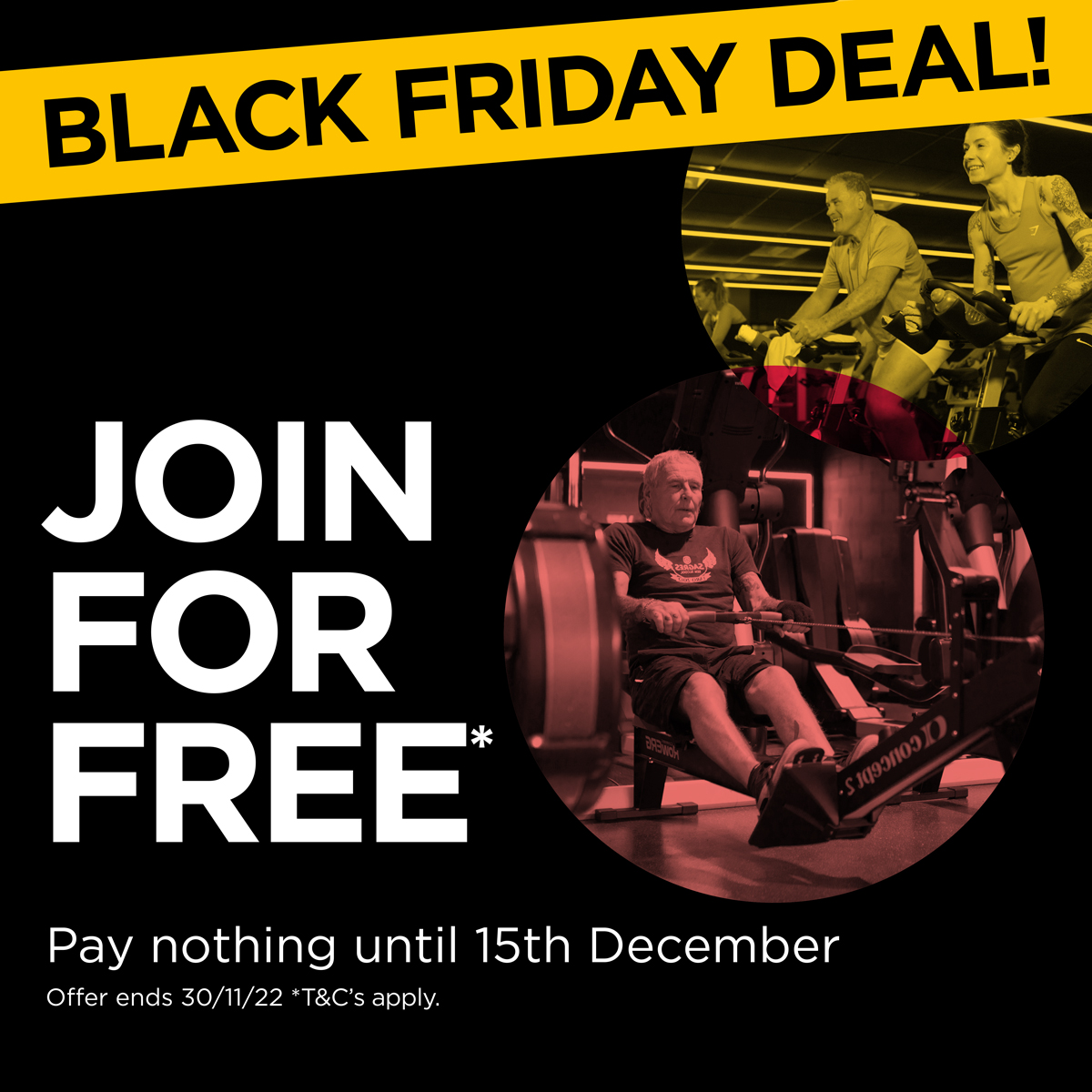 📣 BLACK FRIDAY DEAL – JOIN FOR FREE 
 
Join today on one of our great value memberships and pay nothing – that’s right! Pay absolutely nothing until 15th December
 
Sign up online today 👉 bit.ly/blackfridayjoi…

Prefer to speak to someone?👉 bit.ly/blackfridaycal…