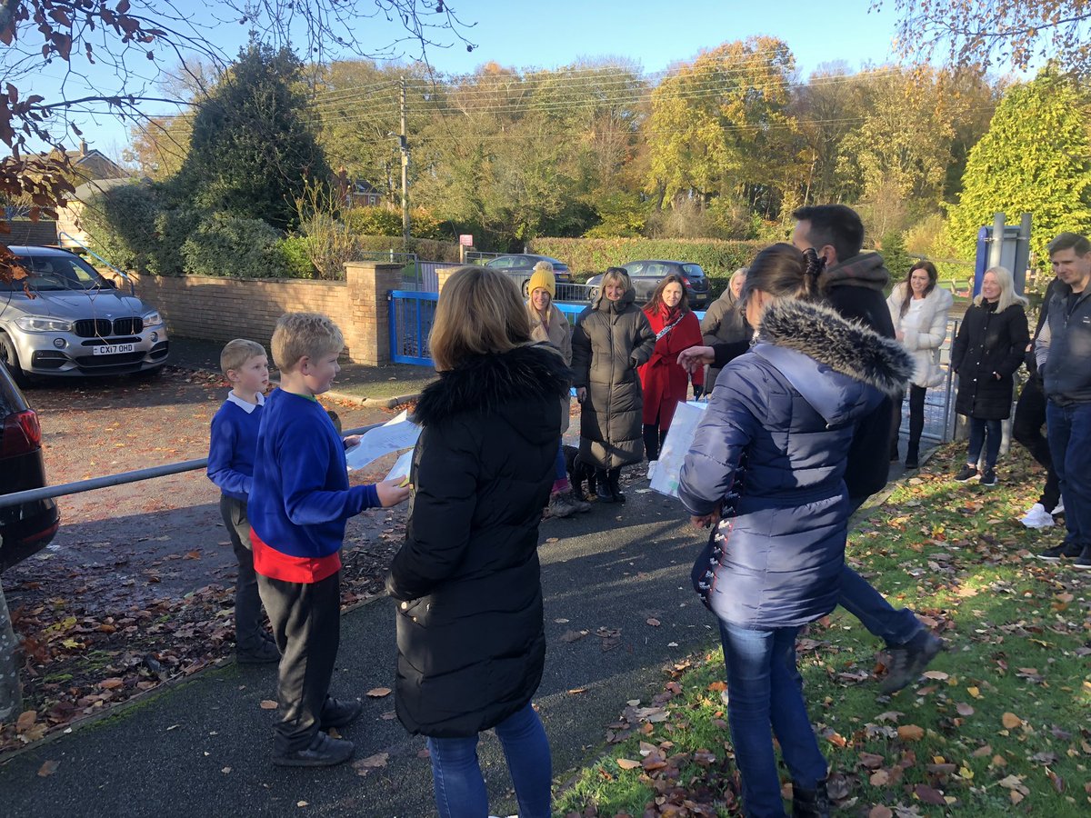 MosesLeanne's tweet photo. @SychdynSchool Diolch yn fawr iawn to all the parents who came to Dosbarth Clwyd’s Lost Words Trail this afternoon. The children thoroughly enjoyed leading the trail, showcasing their learning &amp; enjoying a siocled poeth with you! Thank you for all your lovely feedback 🍃🍂🌲🍁🌿 https://t.co/7wM680Y8iL