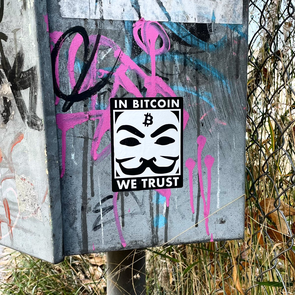 InBitcoinTrust's tweet photo. GM, IN BITCOIN WE TRUST ₿
#InBitcoinWeTrust #BetterMoney #Bitcoin #SatoshiMask #BitcoinSticker https://t.co/PIC73nDI5D