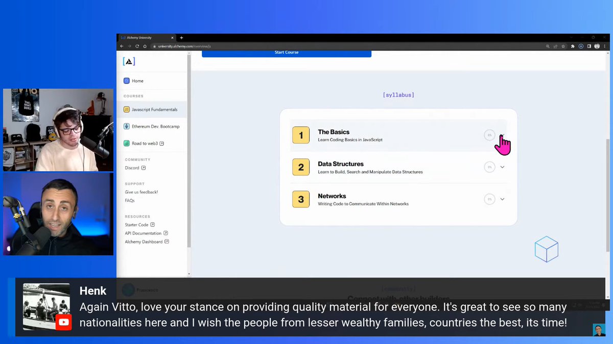 sanket_naikwadi's tweet photo. These guys are doing amazing work.

if you wanna learn solidity &amp; start BUIDLing something do apply here: https://t.co/Hyu2FWYU0X

Even if u don't know much about programming, you can start with Javascript in there &amp; move to Solidity.

@AlchemyLearn @VittoStack @FrancescoCiull4 https://t.co/02hNJaViQ9