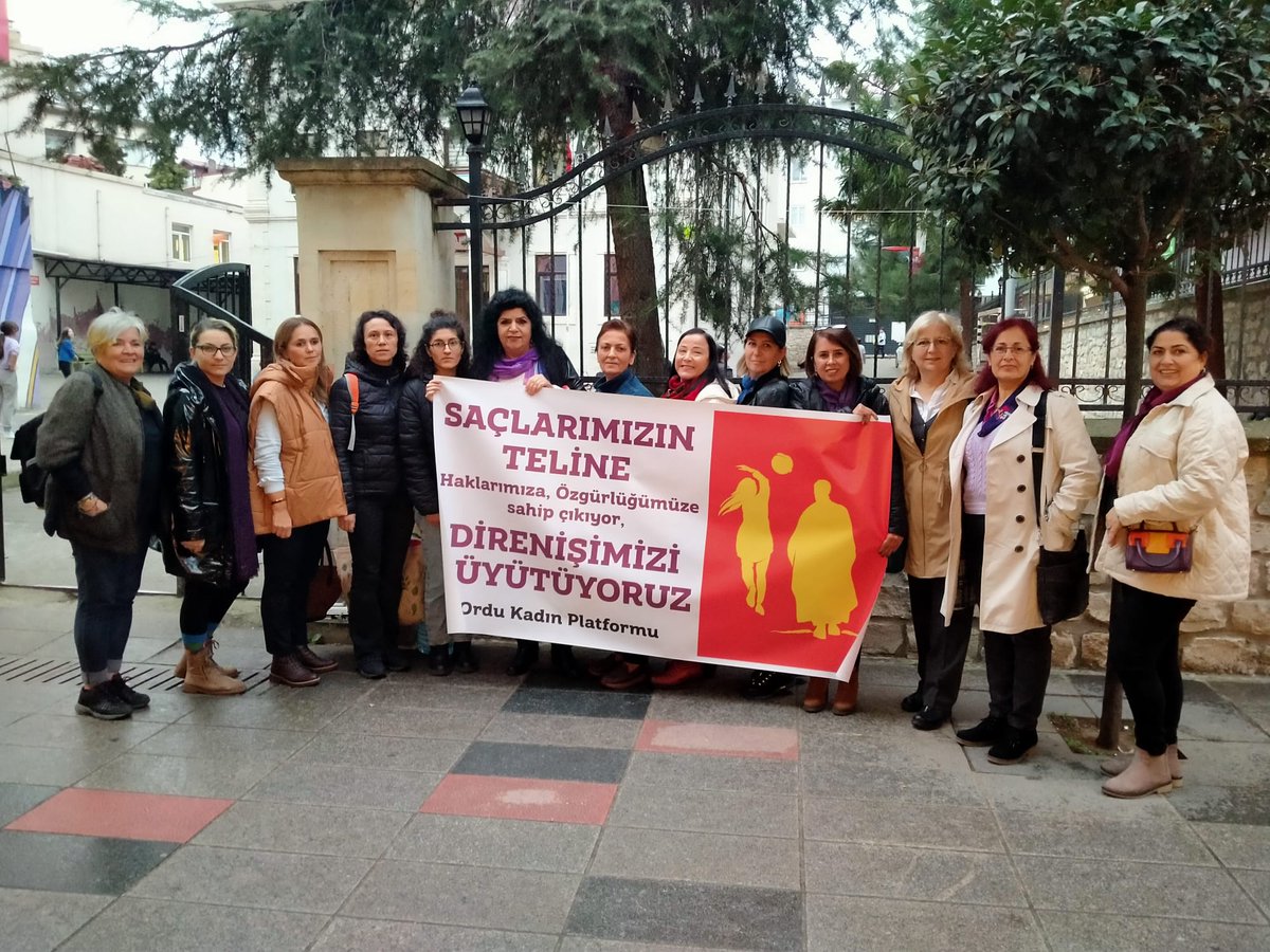 ♀️Haklarımıza ve özgürlüğümüze sahip çıkıyoruz. ♀️25 Kasım Kadına Yönelik Şiddetle Mücadele Günü'nde Ordu Kadın Platformu Bileşenleri olarak yine alanlardayız. ♀️Mücadelemizden vazgeçmiyoruz. #ordukadınplatformu