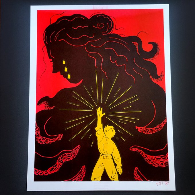 …and may other ofmd things! Ofmd season finale print is available in three different sizes this time! 