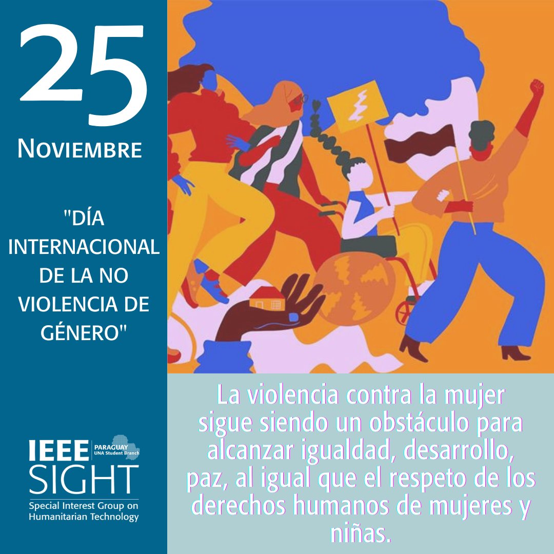ieeesightunapy's tweet photo. 📌La violencia contra las mujeres y las niñas sigue siendo preocupante: una de cada tres mujeres se ve afectada por algún tipo de violencia de género y cada 11 minutos una mujer o niña muere asesinada por un familiar. 

#ieee #ieeeuna #ieeeunasb #ieeesight #ieeesightpy #ieeer9 https://t.co/4CWduAX0zc